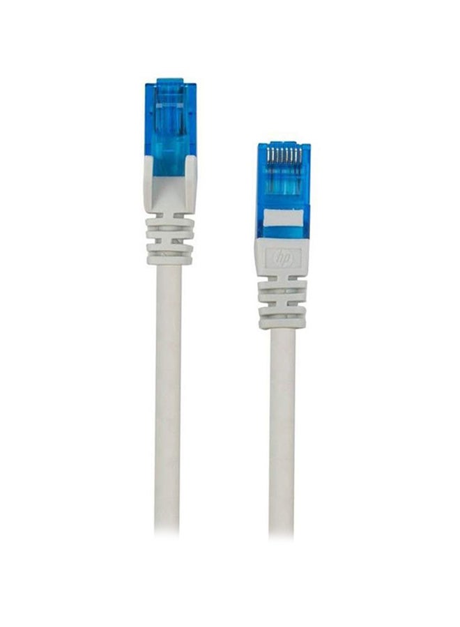 HP Cat 6 Ethernet Cable White - Image 1