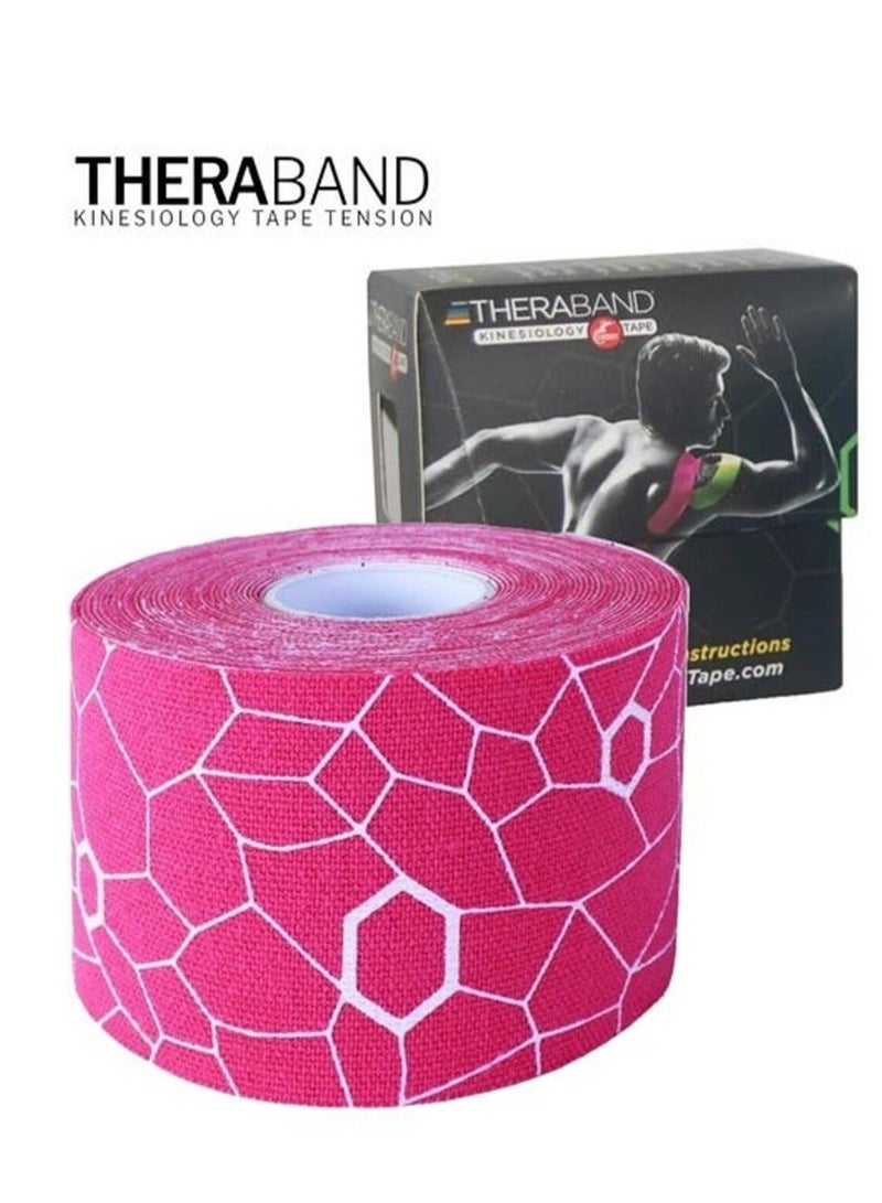 ثيرا باند لاصق "ثيراباند كينيسيولوجي" (Theraband Kinesiology Tape)، وهو شريط طبي رياضي يستخدم لدعم العضلات والمفاصل وتخفيف الألم وعلاج الإصابات الرياضية - Image 1