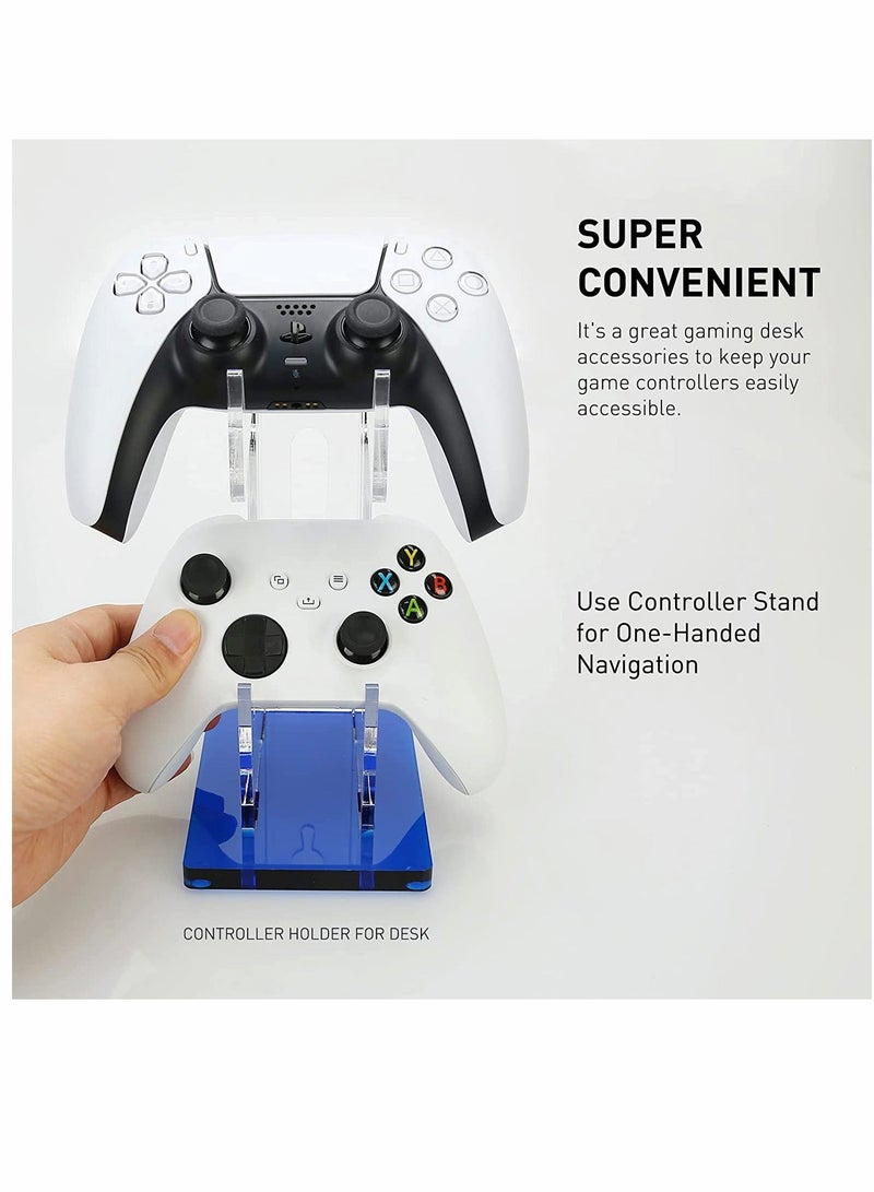 Gaming Accessories, Controller Holder, Dual Controller Stand, For Ps5 Ps4 Xbox, For Switch, For Gaming Accessories, Build Game Fortresses (Deepblue) - Image 5