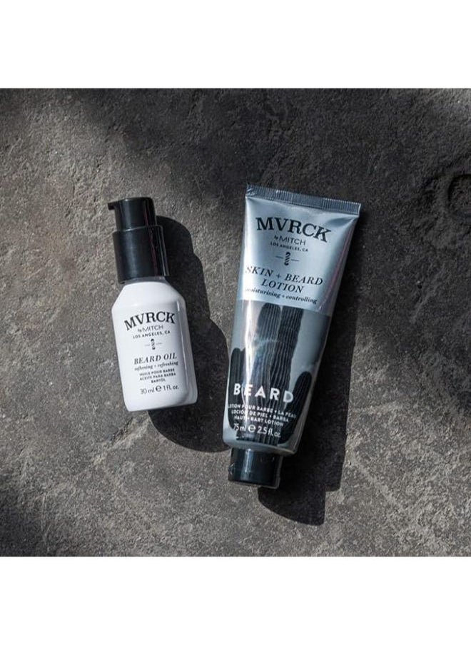 Paul Mitchell - ميتش سكين + بيرد لوشن للرجال، مرطب للوجه، للبشرة العادية إلى الجافة، لوشن أغاف سيتروس - Image 1
