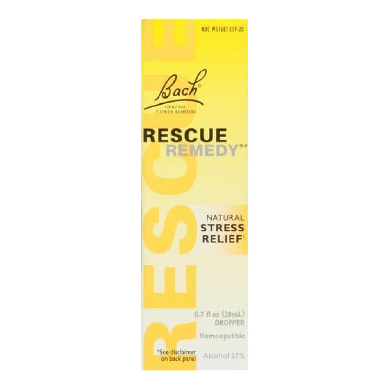 RESCUE Bach RESCUE REMEDY Dropper 20mL, Natural Stress Relief, Homeopathic Flower Essence, Vegan, Gluten & Sugar-Free, Non-Habit Forming - Image 2