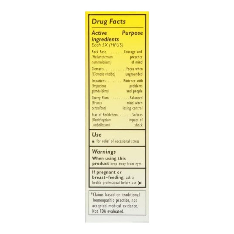 RESCUE Bach RESCUE REMEDY Dropper 20mL, Natural Stress Relief, Homeopathic Flower Essence, Vegan, Gluten & Sugar-Free, Non-Habit Forming - Image 3