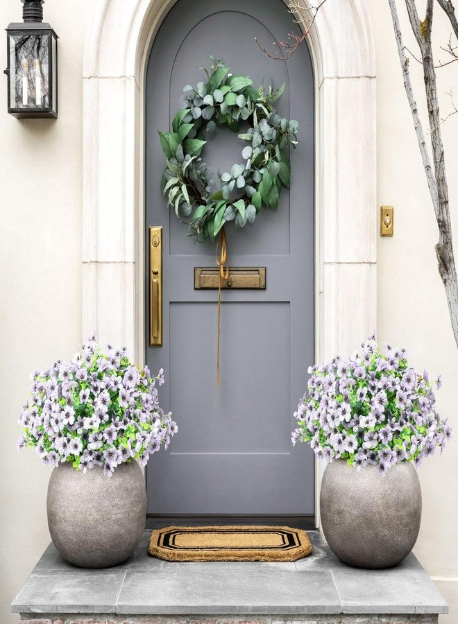 ATTGREAT 12 Bundles Artificial Flowers Outdoor UV Resistant Fake Flowers Plants Faux Plnats Outside Plastic Flower Bulk for Spring Garden Hanging Planter Home Vase Decor, White - Image 5