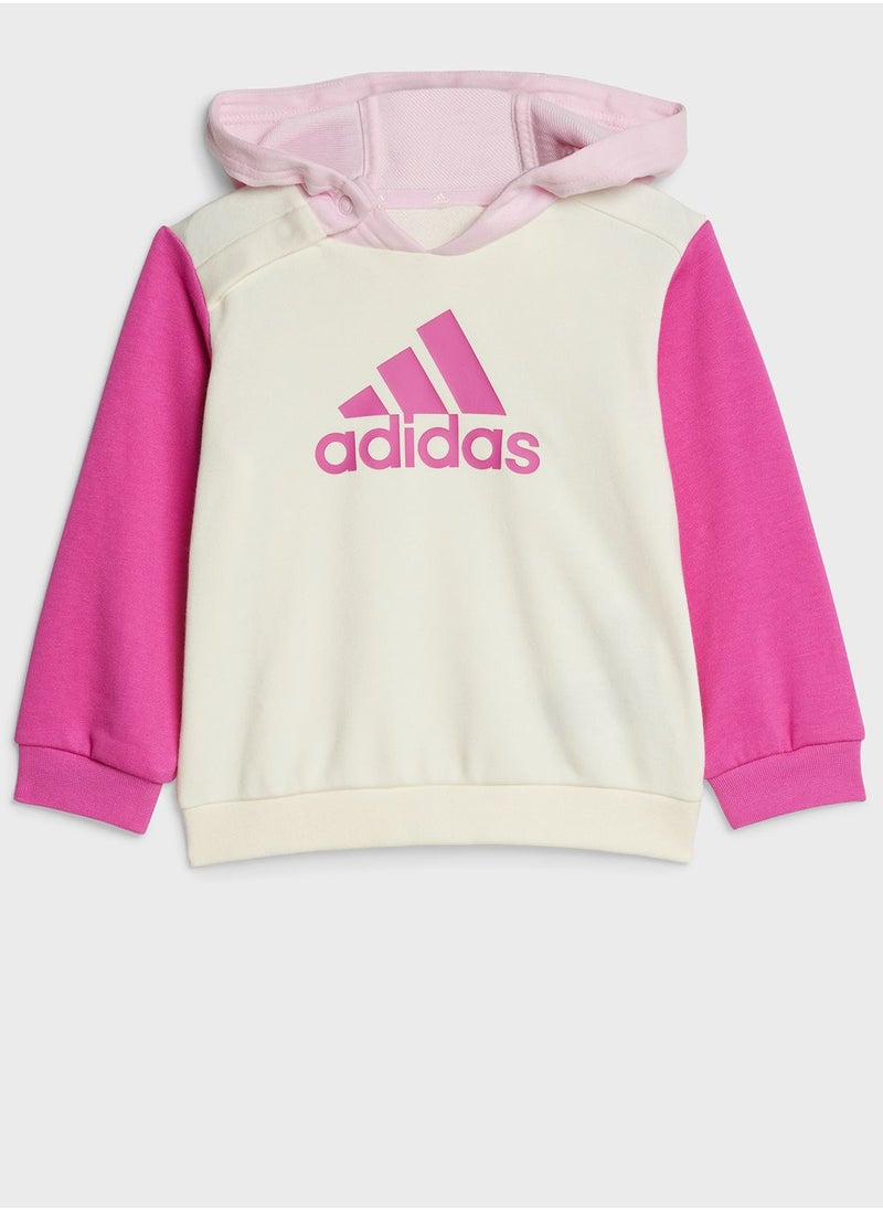 Adidas - Infant Colorblock French Terry Joggers - Image 1