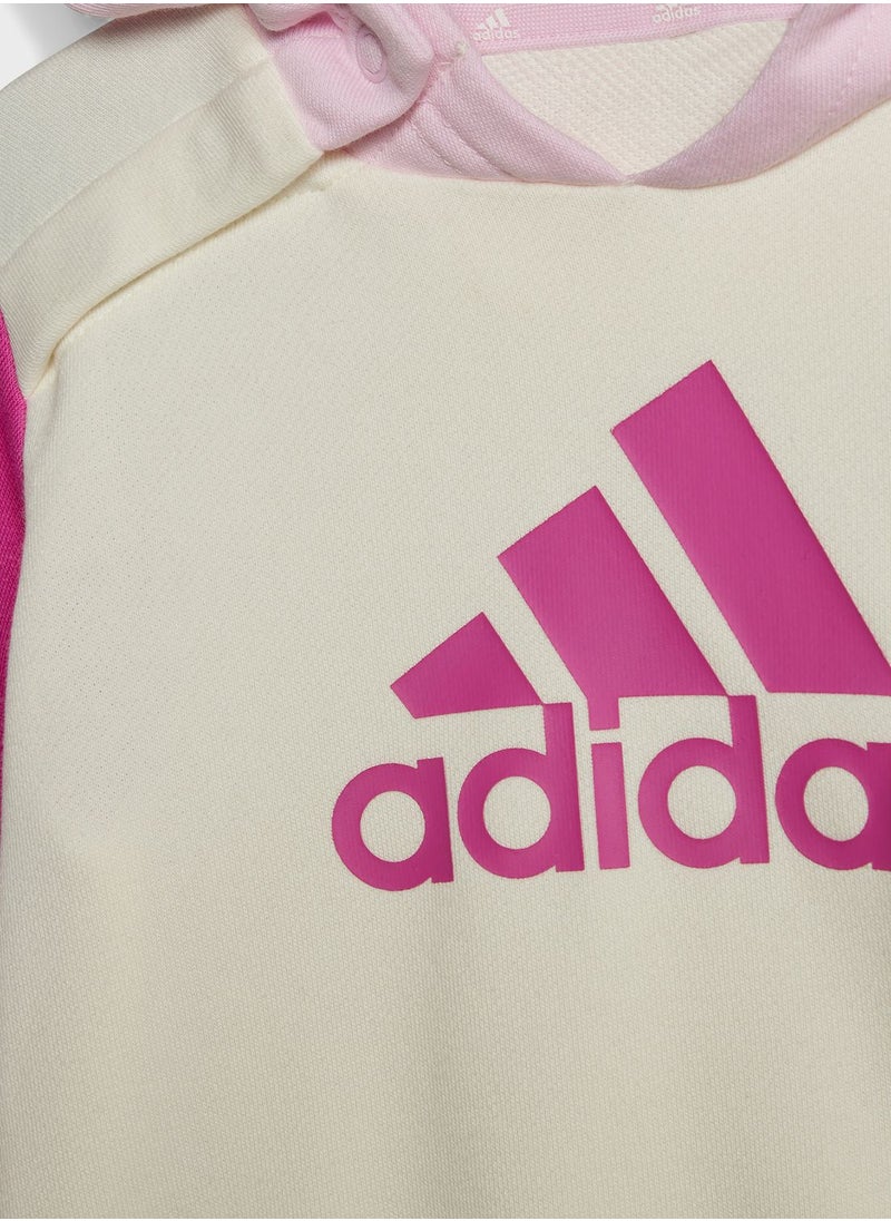 Adidas - Infant Colorblock French Terry Joggers - Image 1