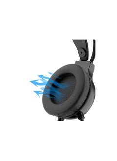 Generic Gaming Headset with Microphone, Lenovo thinkplus G86A Ultra-Light Wired Headphones Compatible with PS4 PS5 Xbox One PC Laptop,3.5mm Stereo Surround Sound Headset with RGB Flowing Light, Black  - Image 5