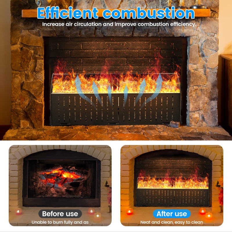 johgee Pellet Basket, 48 Ã— 20 Ã— 17.5 cm, 5 kg Pellet Basket for fireplaces and stoves - Image 3