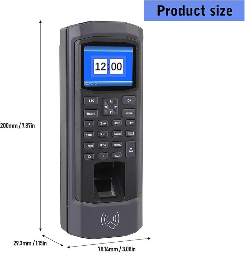 نظام الحضور ببصمة الإصبع الحيوية نظام التحكم في الأبواب المقاوم للعبث - Image 5