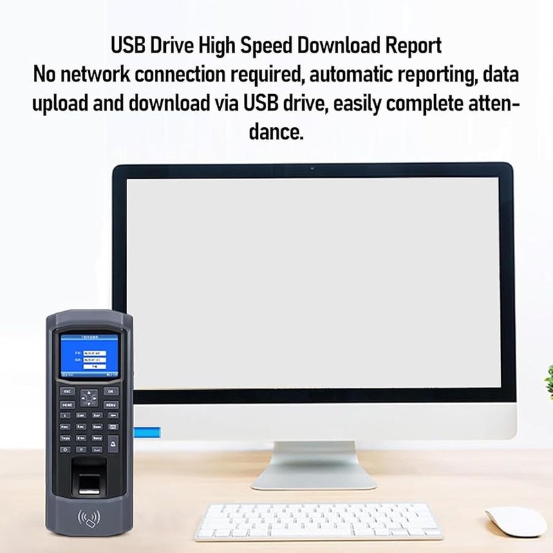 نظام الحضور ببصمة الإصبع الحيوية نظام التحكم في الأبواب المقاوم للعبث - Image 3