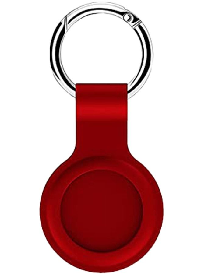 Holder Case for AirTags Ultra Light Silicone Sleeve for AirTags Durable Anti-Scratch Protective Skin Cover with Anti-Losing Keychain Ring Accessory Compatible  - Image 1