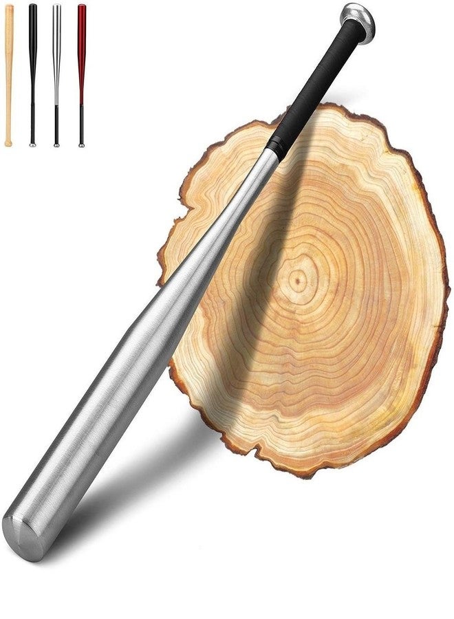 Slyk Aluminium Baseball Bat 34 inch, Baseball Stick for Batting Practice, Pickup Games and Home Security, PRO20 (Silver) - Image 1