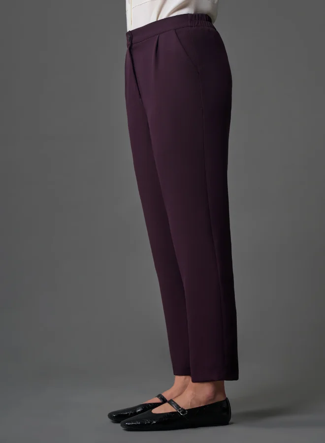 ميزال MIZALLE BASIC DOUBLE ELASTIC TROUSERS