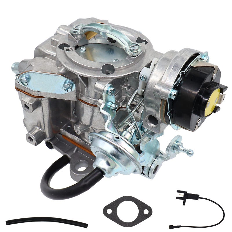 THUNDERMINGO 1 Barrel Carburetor For Ford Bronco Fairmont Granada Econoline 19651985 Ford F100 F150 F250 F350 49L 300 Cu 41L 250 Cu 33L 200 Cu Engine YF Carter Type Automatic Choke