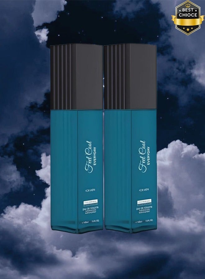 يونيفرسال 2 قطع عطر فيل كول اليومي للرجال 100 مل - Image 1