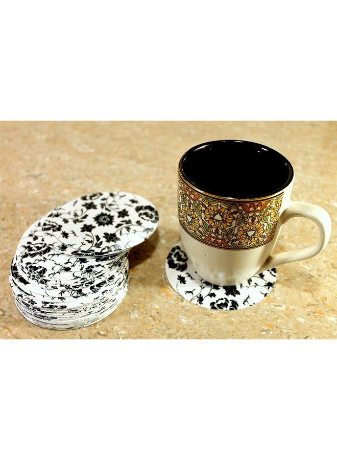 esplanade Disposable Printed Paper Coasters (Set of 100) - Use and Throw Reversible Paper Coasters-Perfect for Bar, Hotel, Restaurant Purpose & Parties. - Image 1