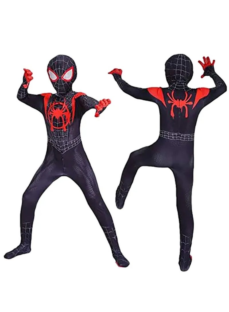 Brain Giggles Spiderman Costume and Mask for Kids Party Superhero Dress-Up Theme Party Roleplay - Image 3