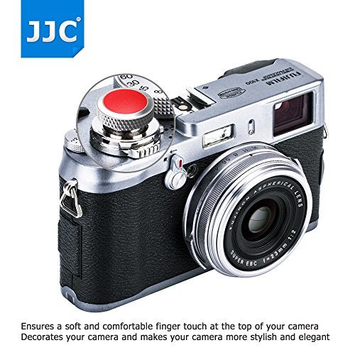JJC Soft Shutter Release Button Cap for Fujifilm XT30III X Half XM5 XM5 X100VI XT5 XT30 II XT30 XT3 X100F XE5 XE5 XPro2 XPro1 XT2 XE3 XE2S XT20 X100T GFX100RF RX10 IV III II RX1RIIRX1RX1GR Red - Image 3