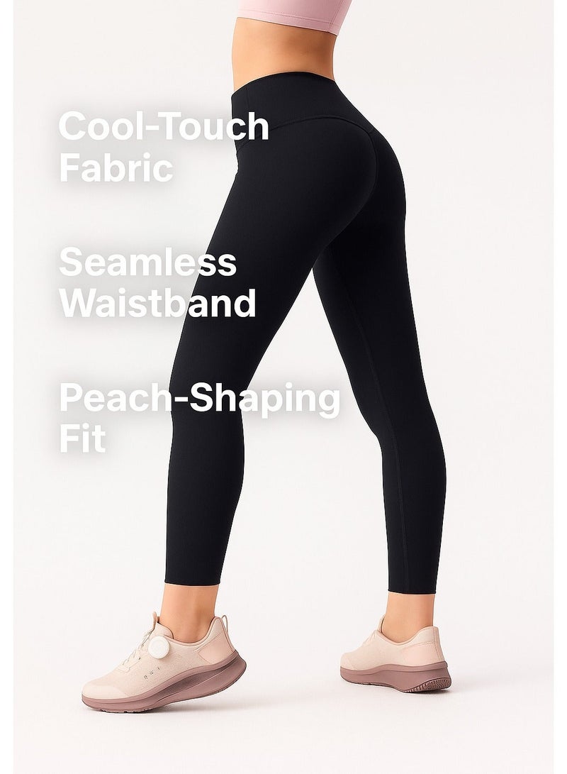 ANTA Classic Cool-Touch Legging | Women’s Seamless Sculpt Yoga Pants - Image 2