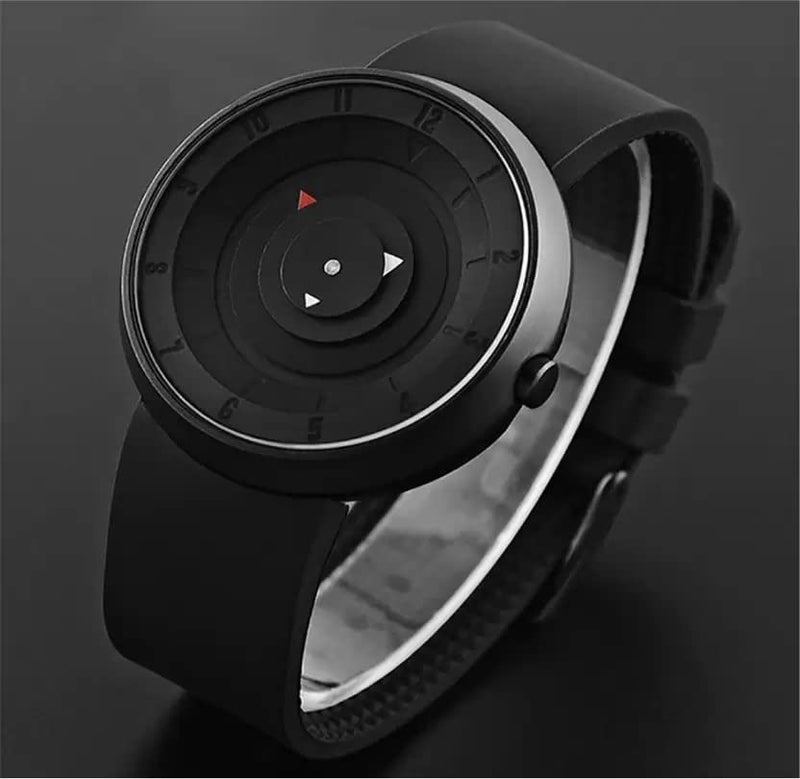 Acnos Polyurethane Premium Brand Arrow Blk Arrow Boys Men Black Dial Wrist Watch For Boys Analog Watch For Men Pack Of 1, Black Band - Image 5