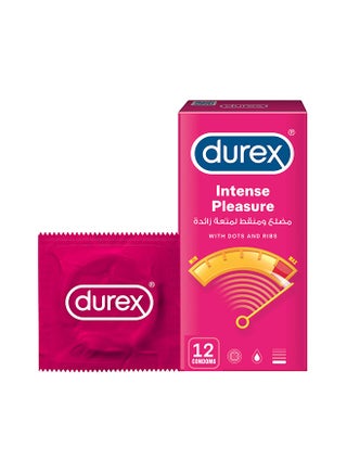 Intense Pleasure Condoms For Men With Dots And Ribs