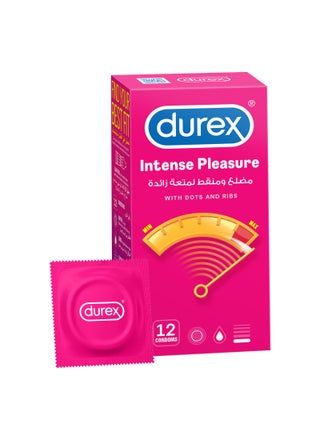 Intense Pleasure Condoms For Men With Dots And Ribs