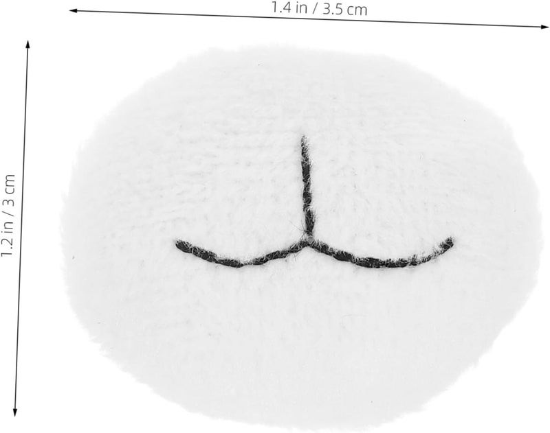 TEHAUX 10pcs Doll Making Mouth Accessories for Stuffed Animals Durable Cloth DIY Mouth for Craft Projects Safe and Easy to Use for All Skill Levels for Plush Doll Creations - Image 2