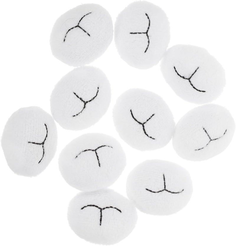 TEHAUX 10pcs Doll Making Mouth Accessories for Stuffed Animals Durable Cloth DIY Mouth for Craft Projects Safe and Easy to Use for All Skill Levels for Plush Doll Creations - Image 1