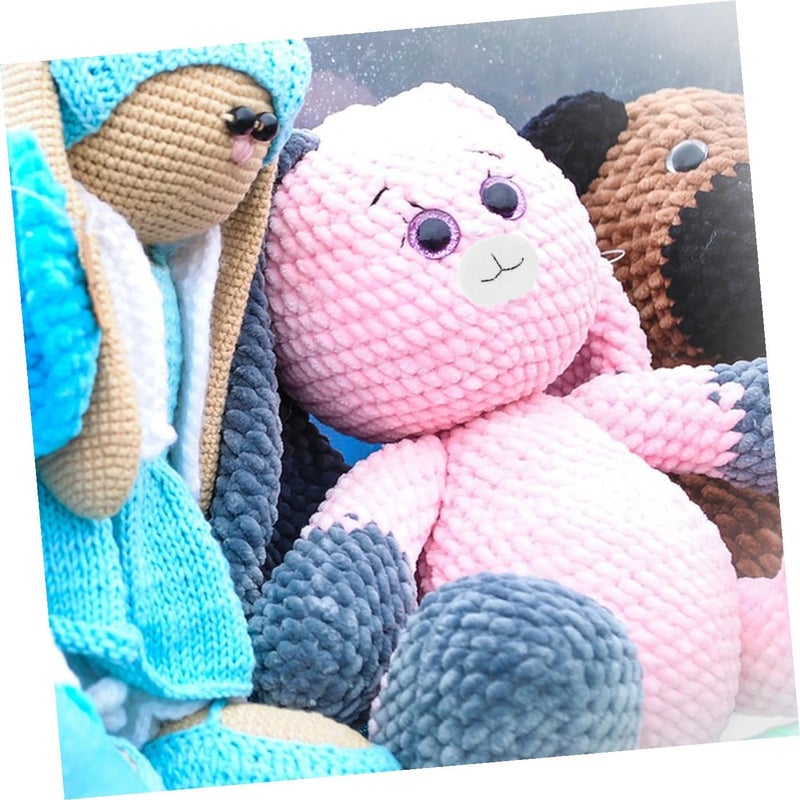 TEHAUX 10pcs Doll Making Mouth Accessories for Stuffed Animals Durable Cloth DIY Mouth for Craft Projects Safe and Easy to Use for All Skill Levels for Plush Doll Creations - Image 5