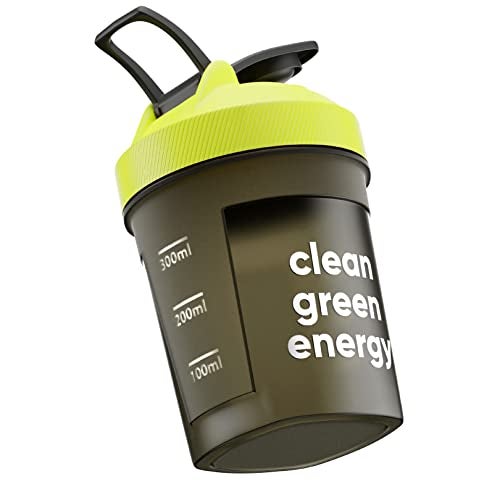 Tencha Plastic Gym Shaker With Mixer Ball | Shaker For Pre-Post Workout & Protein Shake | Leak Proof | 100% Reusable | Bpa Free (Pack Of One), 300 ML, Multicolor - Image 5