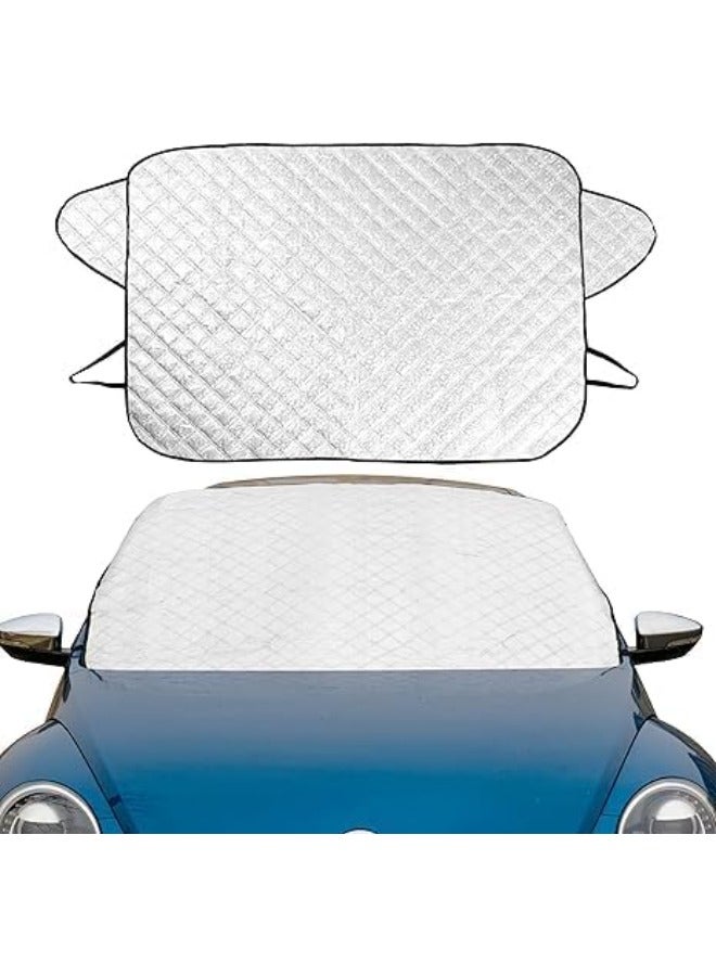 كومباك طقم تنظيف وحماية السيارة - مظلة أمامية عاكسة مع منفضة غبار ميكروفايبر - Image 3