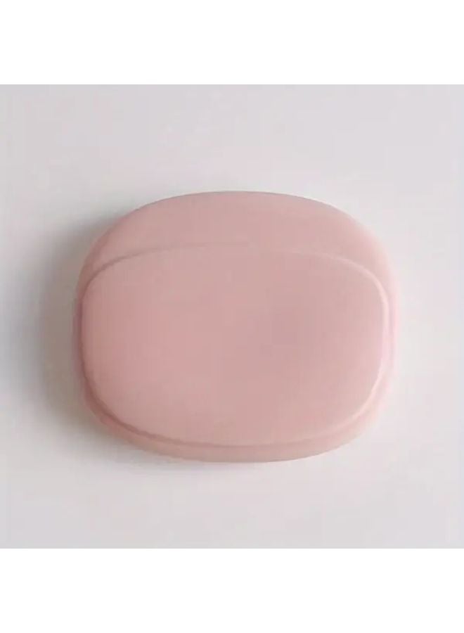 Pink Silicone Earphone Case Lightweight Waterproof Soft Shell - Image 1