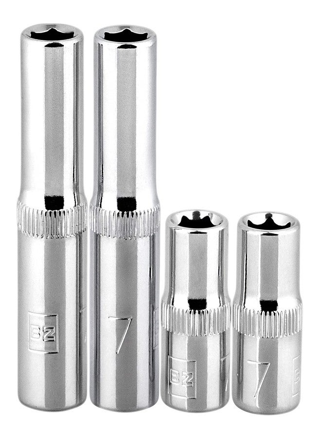 BRAZEN 7mm Socket Four Pack (1/4" Drive, Multi Type) - Image 2