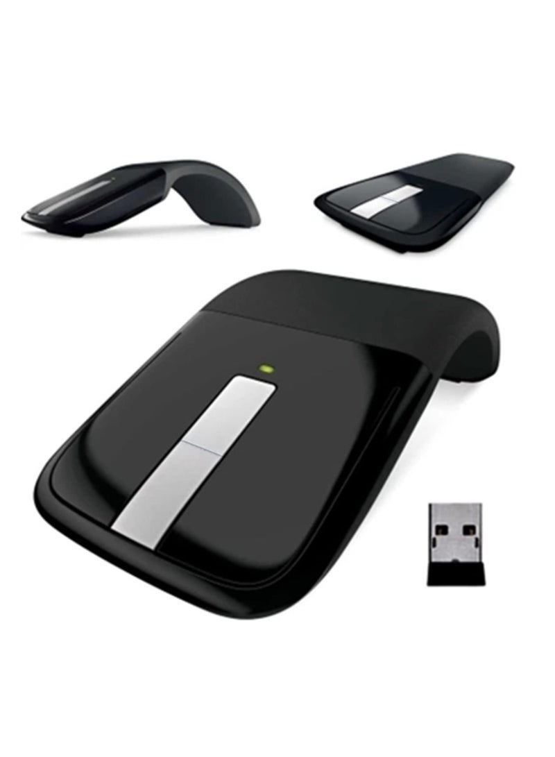 الماوس اللاسلكي القابل للطي الجيل الثاني 2.4G الماوس الضوئي القابل للطي مع وظيفة اللمس - Image 3