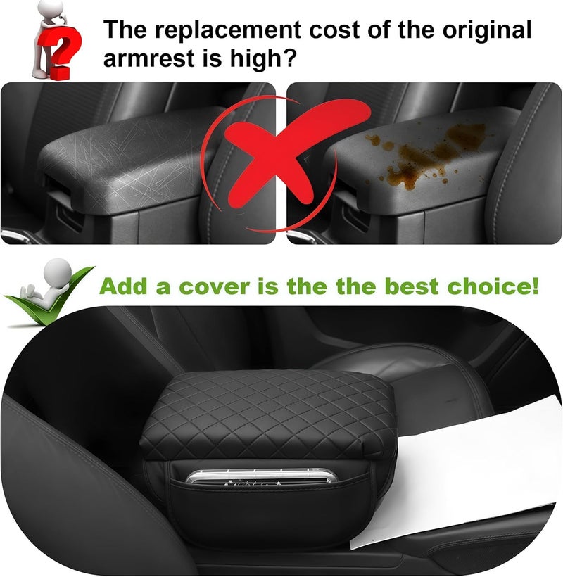 SDPVorn Armrest Cover for Tacoma with Storage Bags - Image 2