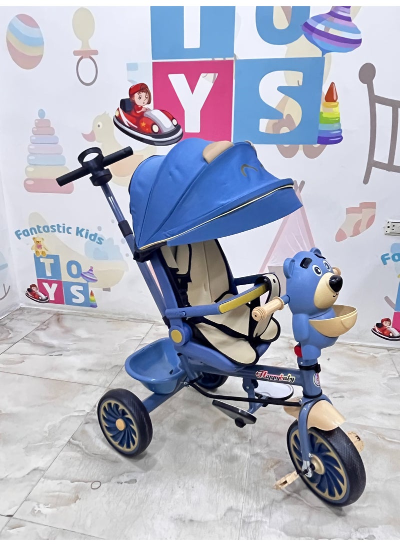 Multi-functional Kids' Tricycle and Stroller - Your Child's Companion for Every Outing and Adventure