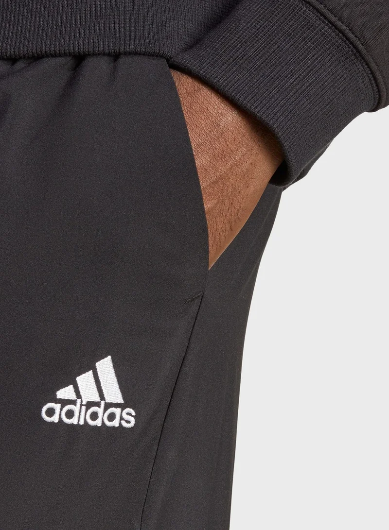 adidas بنطال كاجوال أساسي بشعار الماركة 3/4