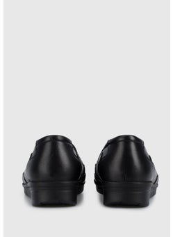 eclipse Black Leather Women's Shoes  - Image 4