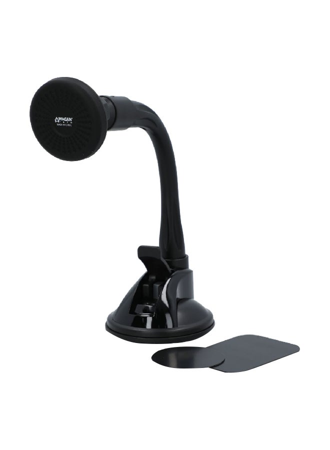 WAGAN Magnetic Head Flexible Gooseneck Car Mobile Holder Black - Image 1