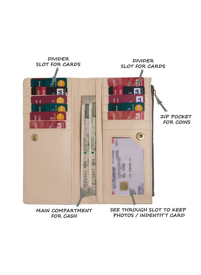 Lavie Lavie Women's Large 2 Fold Wallet | Ladies Purse Handbag  - Image 5