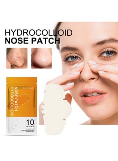 Nose Patch Hydrocolloid - Cleansing Pore Strip for Nose Pores, Pimples, Zits and Oil - Overnight Pore Strips to Absorb Acne Nose Gunk 10patches