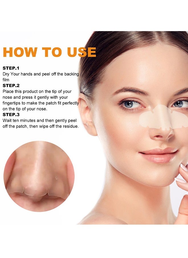 West&Month - Nose Patch Hydrocolloid - Cleansing Pore Strip for Nose Pores, Pimples, Zits and Oil - Overnight Pore Strips to Absorb Acne Nose Gunk 10patches - Image 1