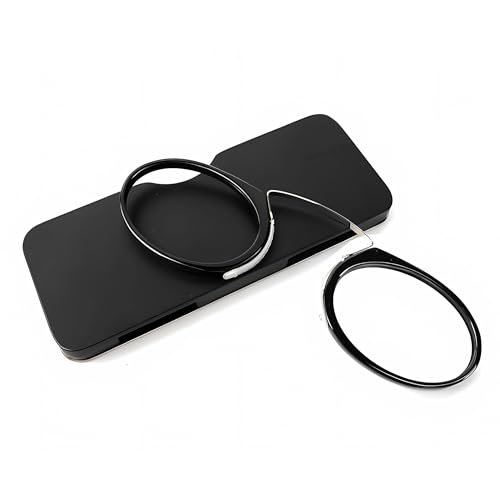 DBEFTLI Armless Thin Reading Glasses Clip on Nose Readers Mini Slim Lightweight for Men Women 1 Pack 300 - Image 5