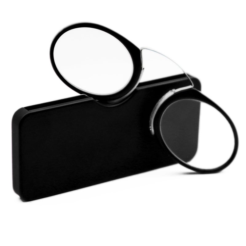DBEFTLI Armless Thin Reading Glasses Clip on Nose Readers Mini Slim Lightweight for Men Women 1 Pack 300 - Image 3