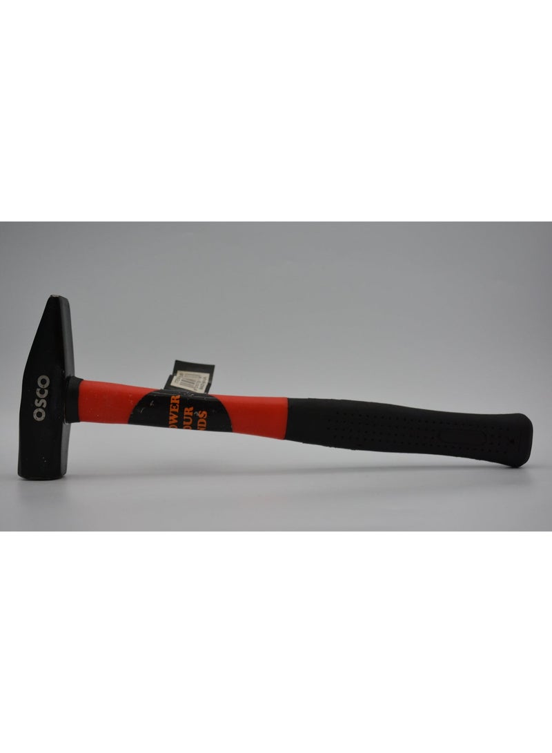 OSCO-TOOLS 1500g Heavy-Duty Blacksmith Hammer with Rubber Handle – Professional Hardened Steel Sledge Hammer for Forging, Construction, Demolition, and Industrial Maintenance - Image 1
