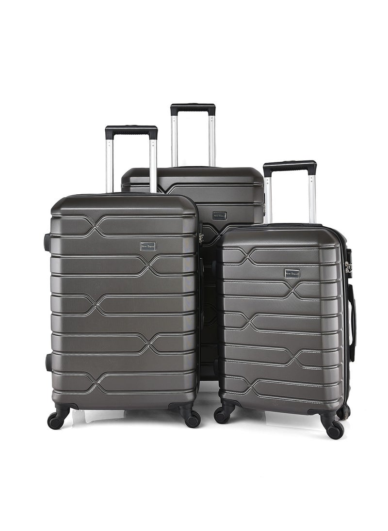 NEW TRAVEL New Travel Hard Luggage Set 3 Pieces  - Image 1