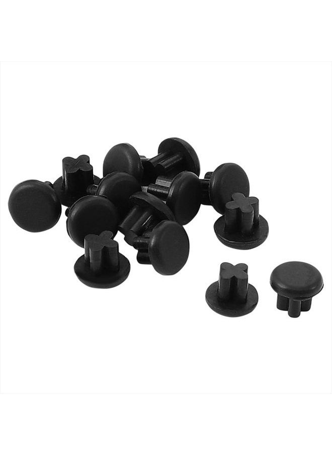 uxcell - Rubber Dust Plug, 3.5mm Anti-Dust Headphone Jack Dust Plug Dust Cap for Mobile Phone Laptop Desktop Computer 15pcs Black - Image 1