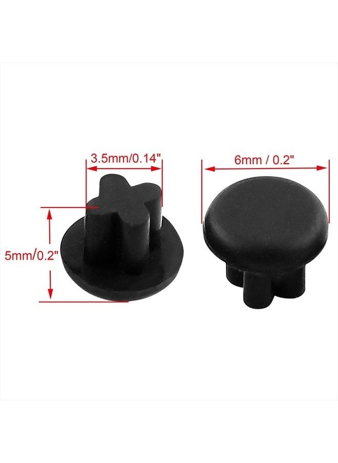 uxcell - Rubber Dust Plug, 3.5mm Anti-Dust Headphone Jack Dust Plug Dust Cap for Mobile Phone Laptop Desktop Computer 15pcs Black - Image 1