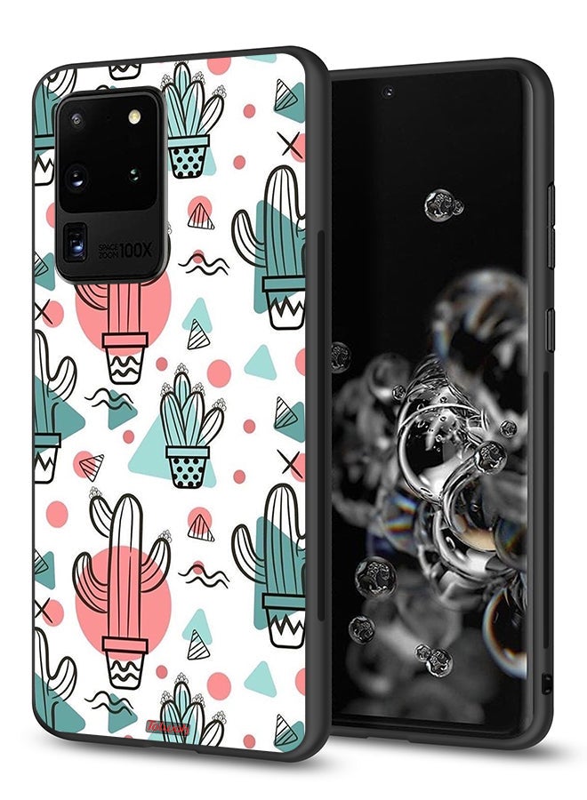 Tolwak Samsung Galaxy S20 Ultra Protective Case Cover Cactus - Image 1