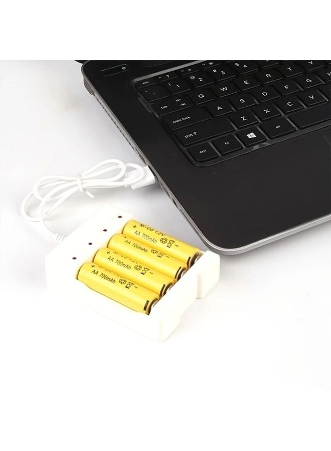 4 Slots USB Smart Battery Charger Fast Charging For AA AAA And Lithium Ion Batteries - Image 4