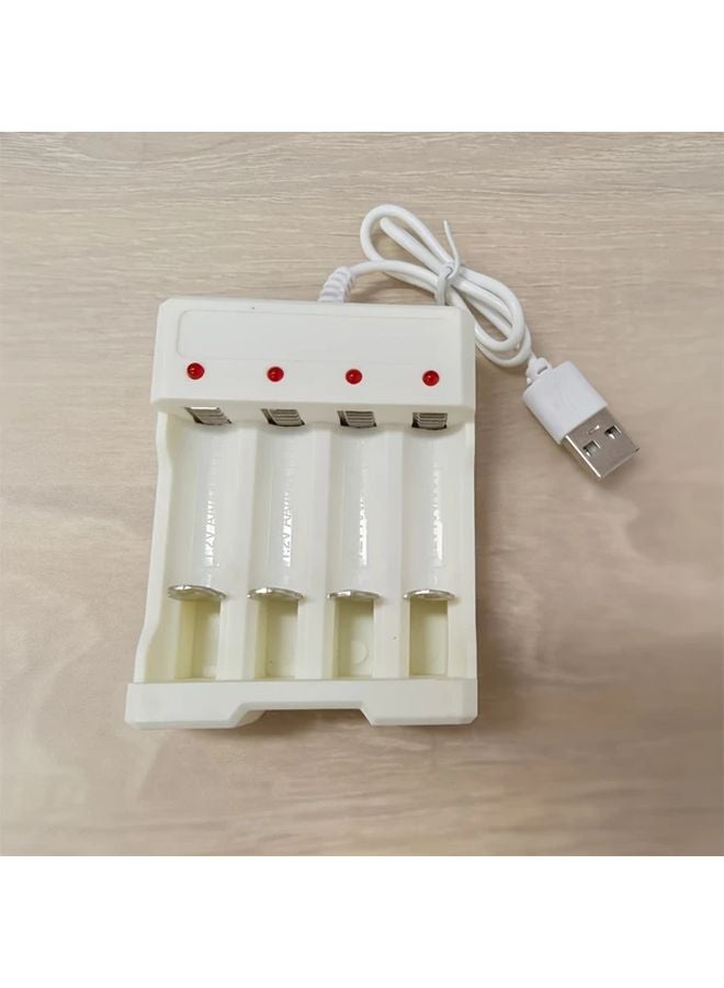4 Slots USB Smart Battery Charger Fast Charging For AA AAA And Lithium Ion Batteries - Image 1